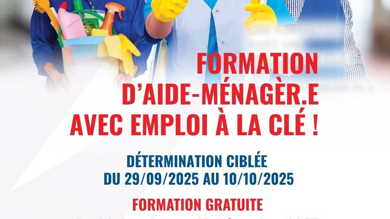 Formation d’aide-ménagèr.e (Titres services)
